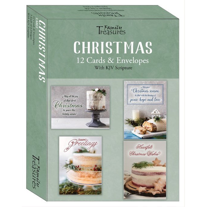 Christmas Cakes Boxed Cards FT22574