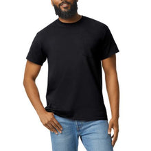 Black Ultra Cotton T-Shirt with Pocket