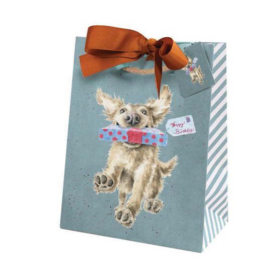 Special Delivery Golden Retriever Medium Gift Bag