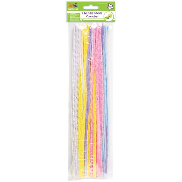 Pastel Chenille Stems GC024K