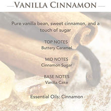 Vanilla Cinnamon Fragrance Notes