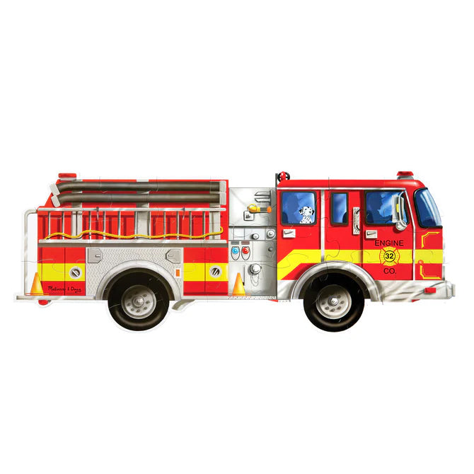 Giant Fire Truck Floor Puzzle 436