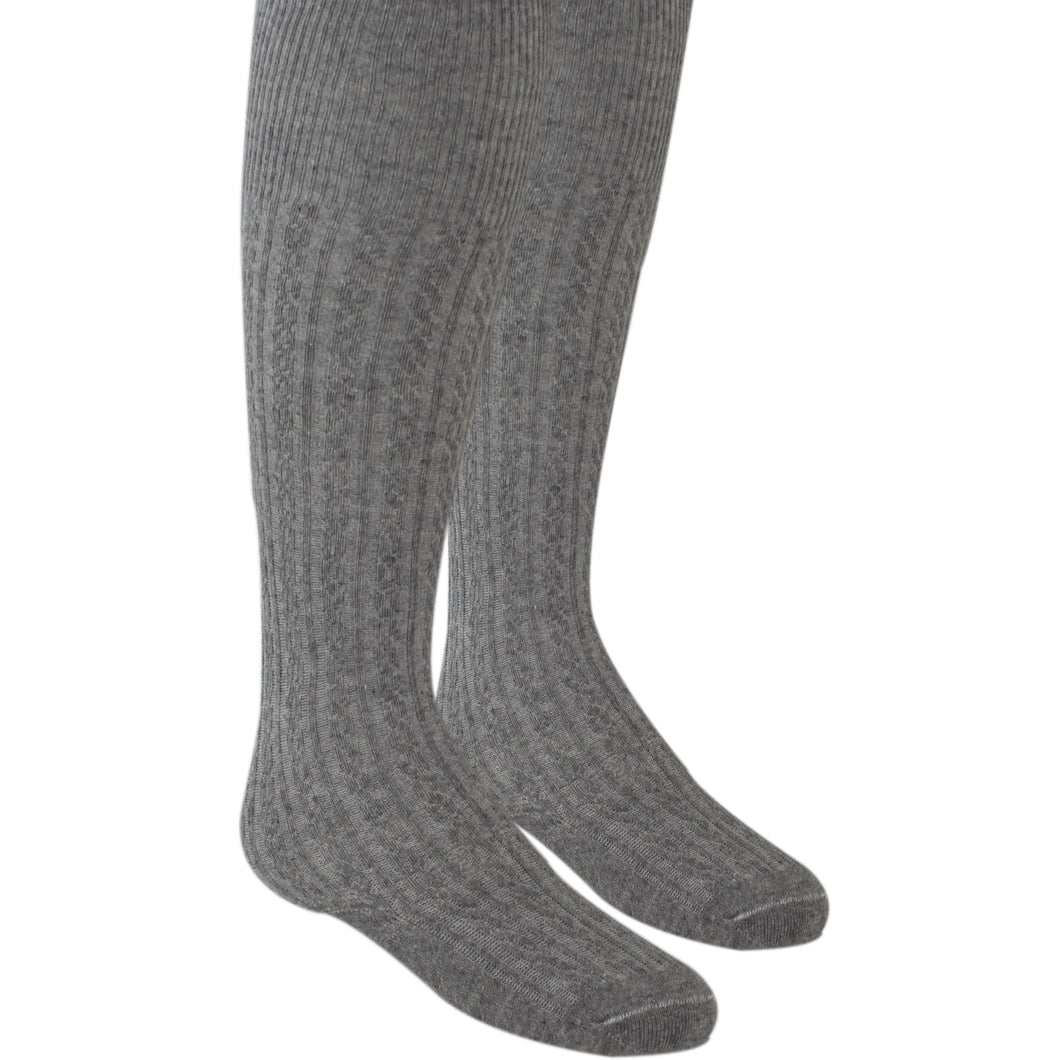 Medium gray heather tights