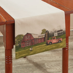 Life on the Farm Table Runner, Glenwood Table Linens & Kitchen Towels 4985