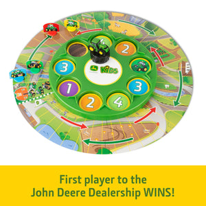First player to the John Deere dealership wins!