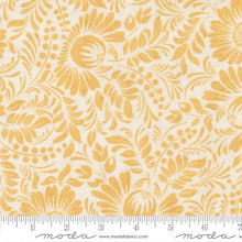 Nutmeg Collection Harvest Moon Floral Cotton Fabric gold