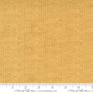 Nutmeg Collection Woven Geometric Cotton Fabric gold