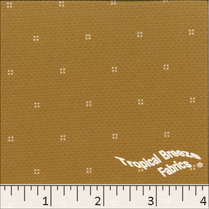 Honeybee Knit Square Dot Print Polyester Fabric gold
