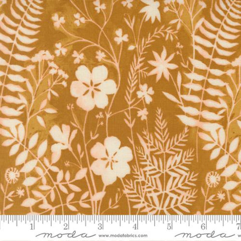 gold, Brookside Collection Sun River Toile Cotton Fabric 36083