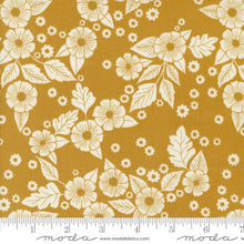 Field of Flowers Collection Floral Scatter Cotton Fabric 3313 gold