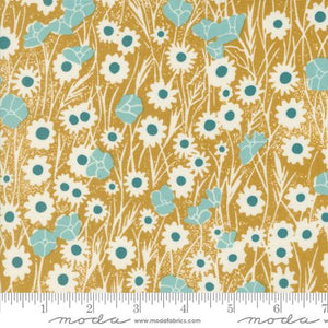 Field of Flowers Collection Poppy Field Cotton Fabric 3312 gold