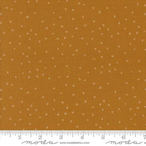 gold, Rainier Collection Dots Cotton Fabric 38149
