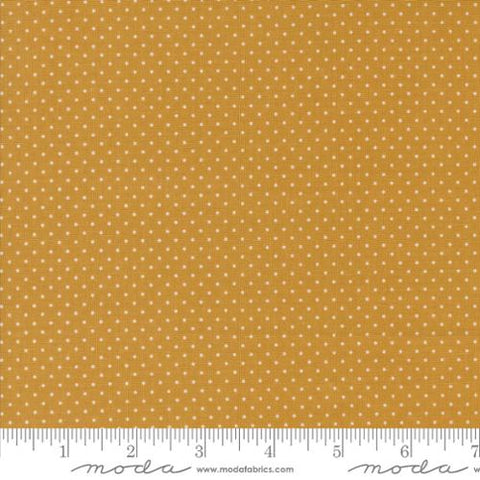 gold, Sun Drenched Collection Farmhouse Dots Cotton Fabric 43207
