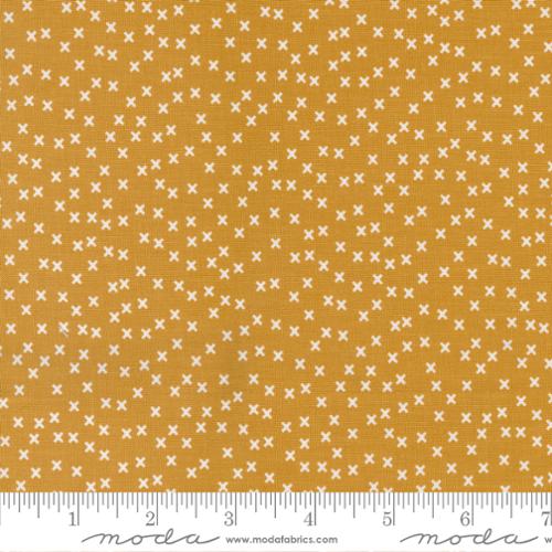 Vintage Collection X Pattern Cotton Fabric 55657 gold