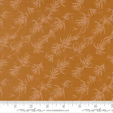 gold, Wellspring Collection Branches Cotton Fabric 45674