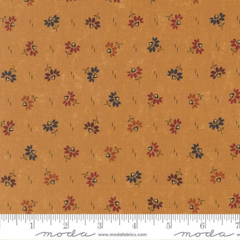 gold, Wheatland Collection Coneflowers Cotton Fabric 9793