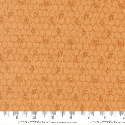 gold, Wild Honey Collection Honeycomb Cotton Fabric 5253