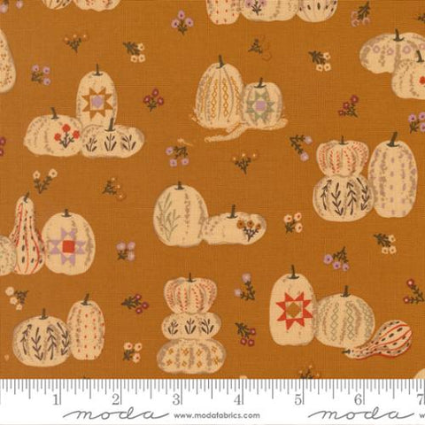 gold, Windfall Collection Pumpkin Patch Cotton Fabric 45653