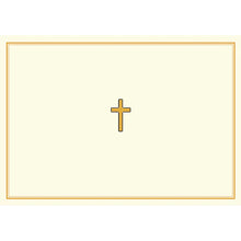 Gold Cross Boxed Note Cards 306296 front