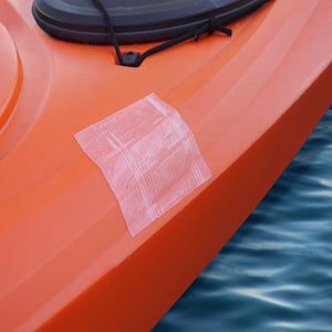 Gorilla Clear Waterproof Patch & Seal Tape on boat