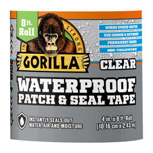 Gorilla Clear Waterproof Patch & Seal Tape in package