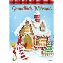 Fall & Winter Garden Flags grandkids welcome