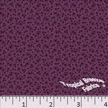 Standard Weave Tiny Floral Print Poly Cotton Fabric 6073 grape