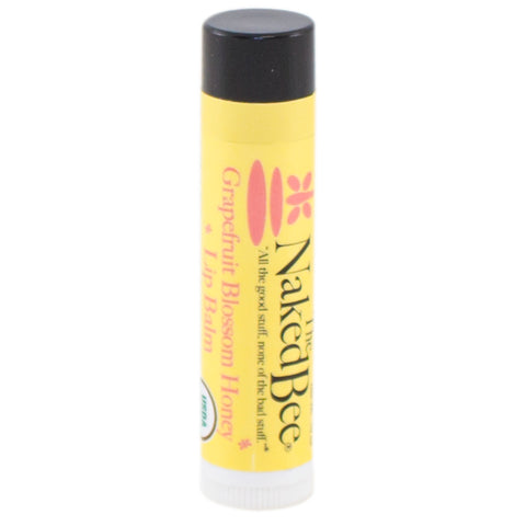 the naked bee grapefruit blossom honey lip balm