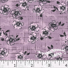 grapemist, Koshibo Floral Print Polyester Fabric 048517