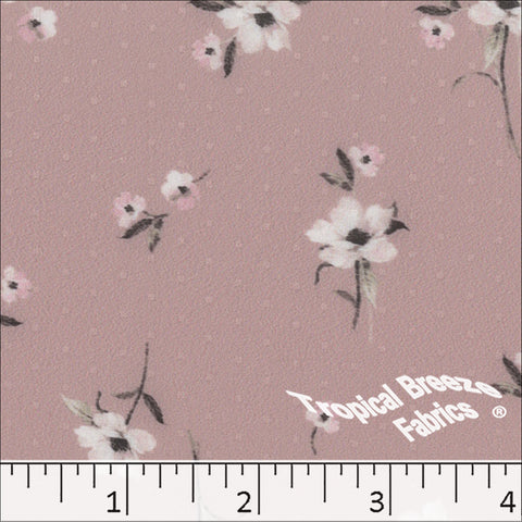 grapemist, Mini Dot Floral Print Dress Fabric 045514