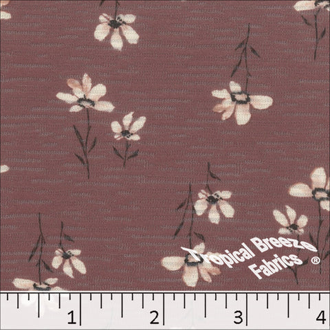 grapemist, Rebecca Floral Knit Print Fabric 573526
