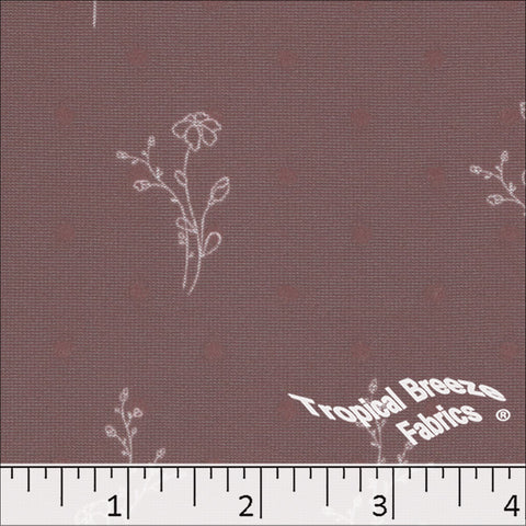 grapemist, Swiss Dot Knit Print Fabric 573520