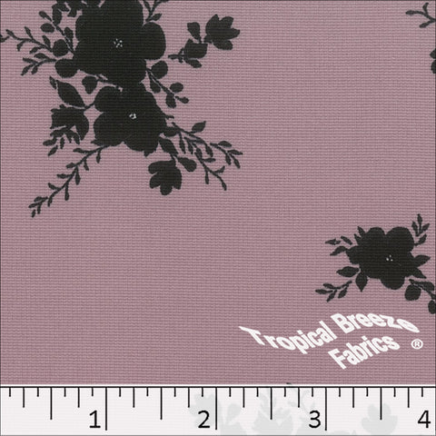grapemist, Tamara Knit Floral Print Fabric 578612