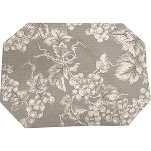 Taupe Grapevine Placemat