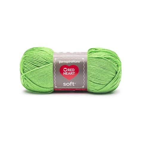 grass, Soft Yarn Solids E728 5 oz