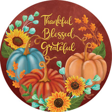 Fall and Winter Accent Magnets grateful pumpkins