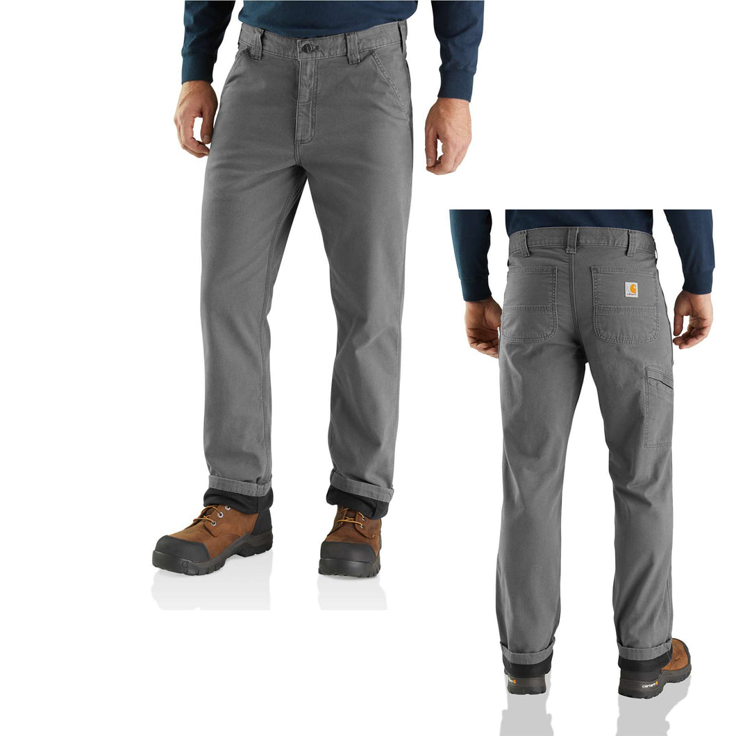 Carhartt Men's Flannel Lined Relaxed Fit Rugged Flex Pants 103342