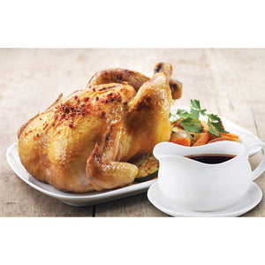 Gravy boat with turkey