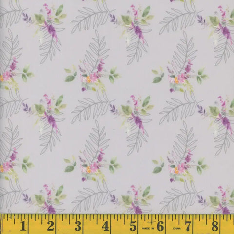 gray, Wisteria Dotted Dobby Polyester Fabric 136