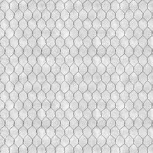 Proud Rooster Collection Chicken Wire Cotton Fabric gray
