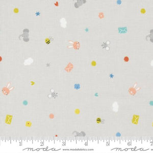 Delivered with Love Collection Littles Cotton Fabric 25133 gray