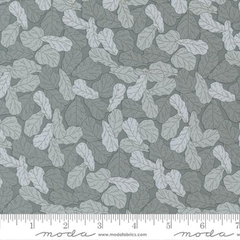 gray,  Potted Collection Leaf Blenders Cotton Fabric 26144
