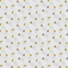 Zest for Collection Bee Toss Cotton Fabric 19157 gray