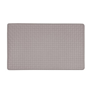 Gray Woven-Embossed Anti-Fatigue Mat