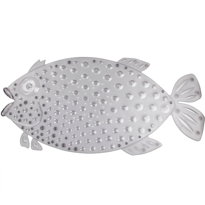 Gray fish tub mat