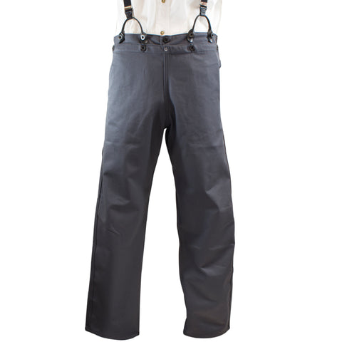 Men's gray broadfall work pants