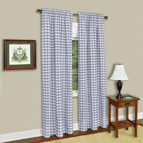 Gray curtains
