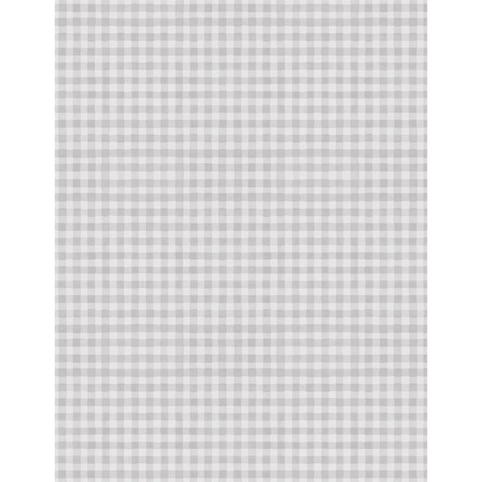 Gray check fabric