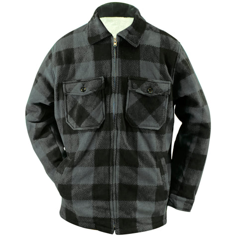 Gray plaid jacket