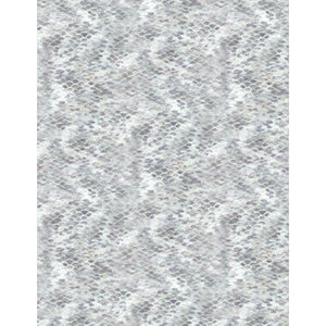 Gray scales fish fabric